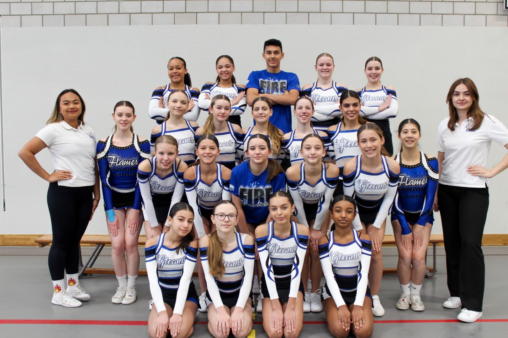 Blue Gleams – Fire Allstars Cheerleading Zürich